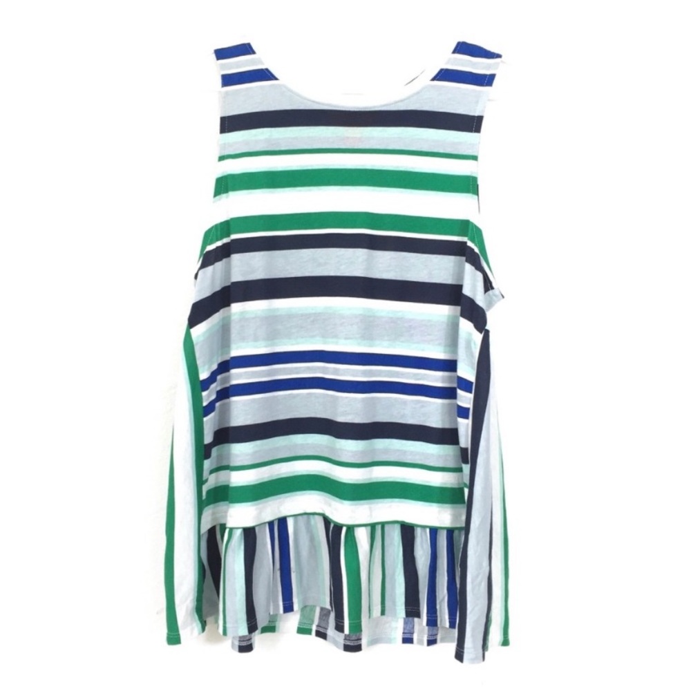 *Moving* Joe Fresh Stripped peplum tank